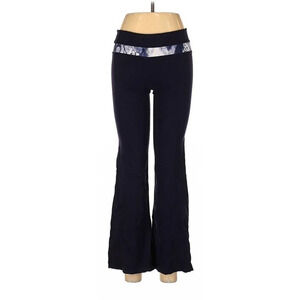 Lululemon Athletica Active Pants Womens Size 6 Blue Yoga Gym Tights Low Rise